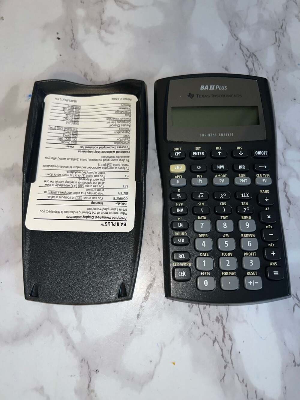 Texas Instruments BA II Plus Financial Calculator - Picture 4 of 4